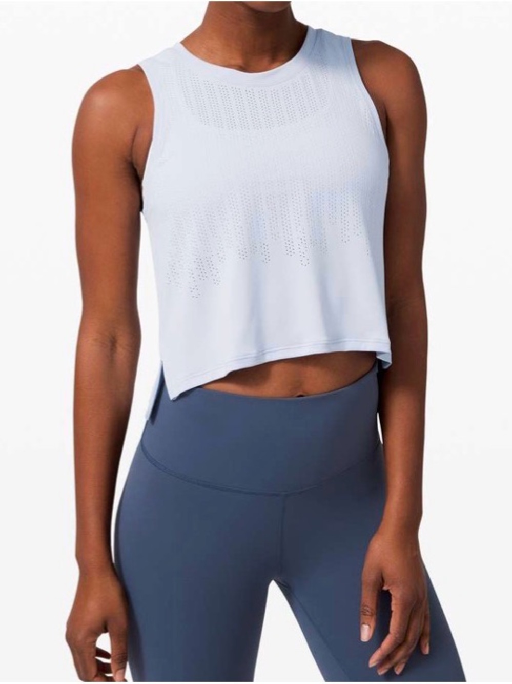 Lululemon Train to Be Tank Daydream Cropped Size 10